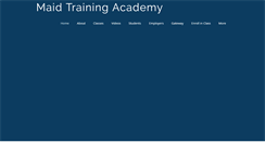 Desktop Screenshot of maidtrainingacademy.com